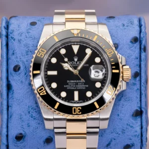 2015 Rolex Submariner 116613LN Black Dial Two-Tone Date Steel Gold Full Set