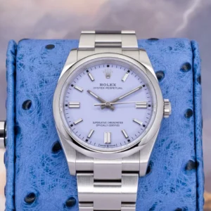 2025 Rolex Oyster Perpetual 36 126000 Lavender Dial Full Set Box Papers MINT