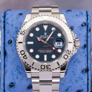 Rolex Yacht-Master 40 2017 Yacht-Master 40 116622 Blue Dial Platinum Box Papers